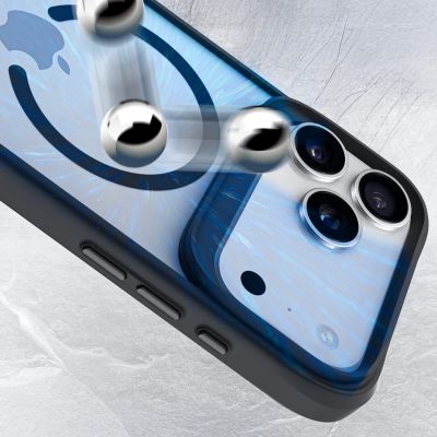 8. 3mk Satin Armor MagCase for iPhone 17 Pro Max - Transparent Black