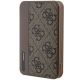 5. Guess Powerbank 15W GUPB5LP4GEGW 5000mAh brown/brown 4G Leather Metal Logo