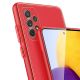 7. Dux Ducis Yolo elegant case made of soft TPU and PU leather for Samsung Galaxy A72 4G red