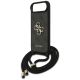 5. Guess 4G Big Logo Cord Stap Crossbody Case for iPhone Air - Black