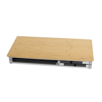 6. Outwell Padres XL Storage Unit Gray 4-Shelf Foldable