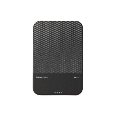 2. Native Union PB-5KMS-BLK-Q2 Power Bank 5000mAh Wireless Charging Black