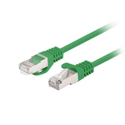 PATCHCORD CAT.6 FTP 0.5M GREEN FLUKE PASSED LANBERG 10-PACK