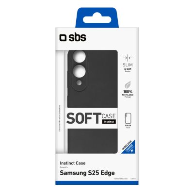 2. SBS Instinct Case for Samsung Galaxy S25 Edge - Black