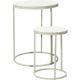 2. SET OF 2 COFFEE TABLES WITH WOODEN TOP