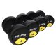 5. Rubber-coated dumbbell 9kg HMS HG PRO 9