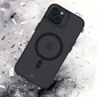 21. 3mk Smoke MagCase with MagSafe for iPhone 15 Plus - semi-transparent
