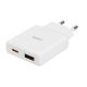 IBOX UNIVERSAL CHARGER C-43 GAN PD30W SLIM USB A+C WHITE