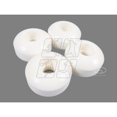 Skateboard Wheels White SMJ SPORT SHR100A 4pcs.