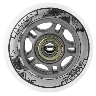 16. PU 72x24 82A WHITE (4 pcs.) + ABEC-7 (8 pcs.) NILS EXTREME SET