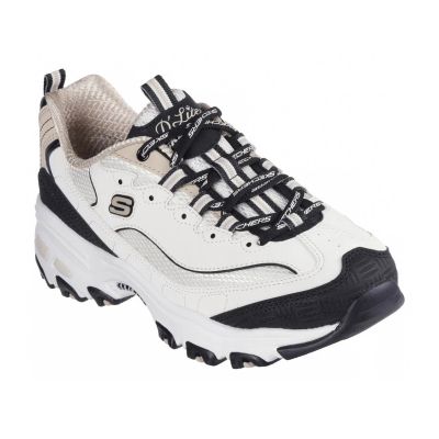 Skechers D'Lites Retro Rewind 150536-NTBK Natural/Black