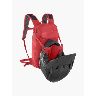 6. EVOC Ride 8 true red cycling backpack