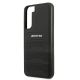 6. AMG Leather Debossed Lines case for Samsung Galaxy S22+ - black