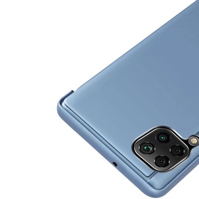 6. Clear View Case cover for Samsung Galaxy A22 4G blue