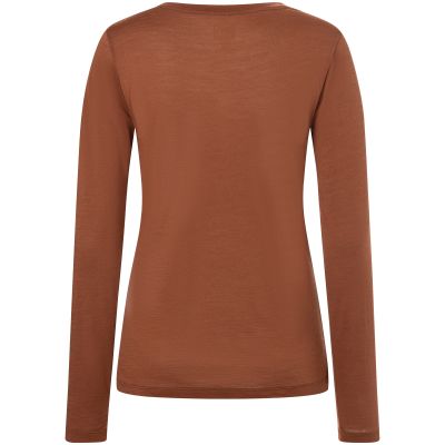 2. SUPER.NATURAL W Mountain Mandala Tree LS Women's Long-Sleeve Shirt, Brown