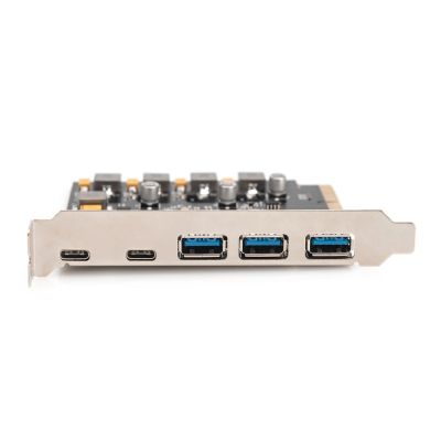 2. Digitus PCIe Card 2 x USB-C and 3 x USB A