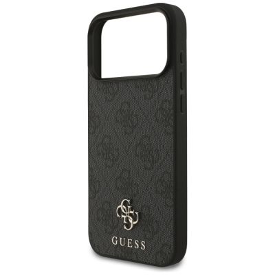 6. Guess 4G Small Classic Logo MagSafe case for iPhone 17 Pro Max - black