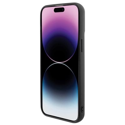 5. Guess Disco Metal Script case for iPhone 15 Pro Max - black