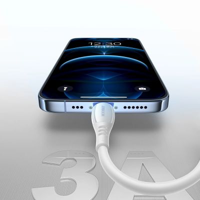 8. Joyroom S-A59 Vibrant Series 3A USB-A - Lightning cable 1.2m - white