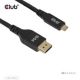 CLUB3D CAC-1563 2m USB Type-C DisplayPort Cable Adapter Black