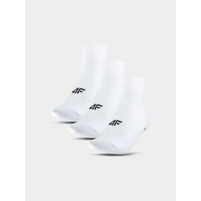 Women's short socks (3-pack) 4F 4FWMM00USOCF726-10S
