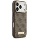 4. Guess 4G Logo Plate MagSafe case for iPhone 17 Pro - brown