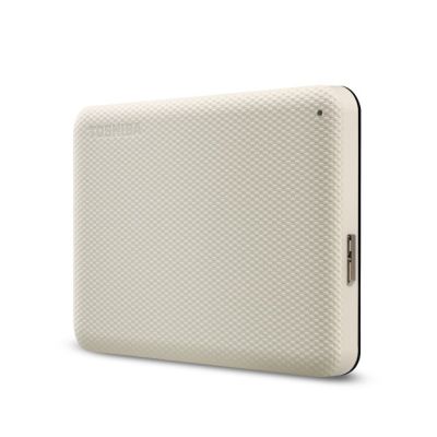 3. Toshiba Canvio Advance External Hard Drive 1 TB 2.5" USB Type-A 2.0/3.2 Gen 1 (3.1 Gen 1) White