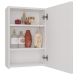5. POLA BATHROOM CABINET 1 DOOR MIRROR WHITE