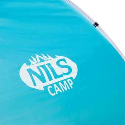 13. NILS CAMP NC3174 self-pitching beach tent, turquoise-gray