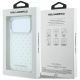 8. Karl Lagerfeld IML Rhinestones Allover and Electroplated Logo Case for iPhone 17 Pro Max / 18 Pro Max - White