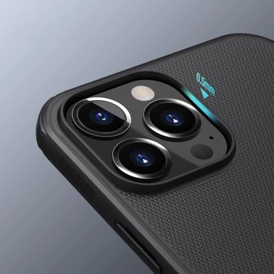 7. Nillkin Super Frosted Shield reinforced case, cover for iPhone 13 Pro Max, blue