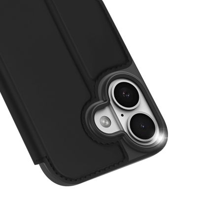 5. Dux Ducis Skin Pro iPhone 17 Case with Flip and Card Slot - Black