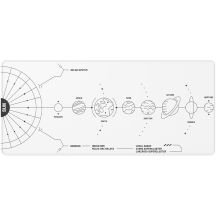 Dark Project Terra Nova Gaming Mousepad White