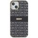 3. DKNY IML Mono & Stripe MagSafe Case for iPhone 15/14/13 - Black