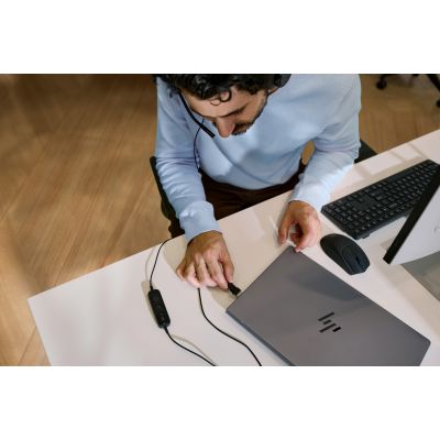 9. HP Poly Mission 425 Wired USB Stereo Headset (Multi-Pack)