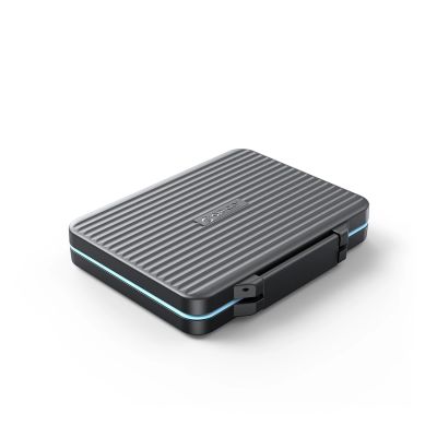 5. Black Memory Card Case for 2.5" SSD, 2.5" HDD, M.2 SSD, SD Card, Micro SD Card, CompactFlash Card and Card Readers
