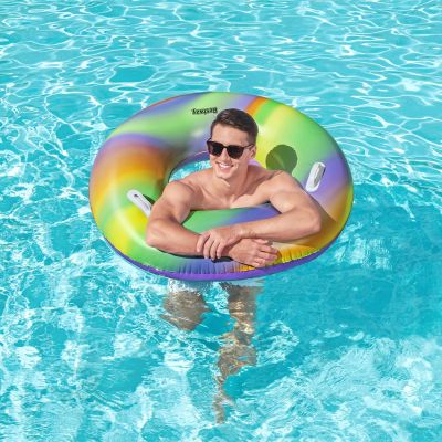 10. Bestway 36352 Rainbow Swim Tube 92800497011
