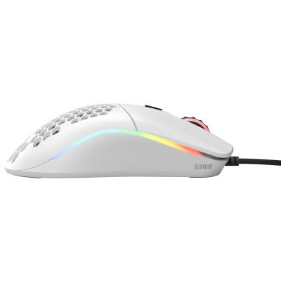 5. GLORIOUS PC MOUSE RACE MODEL O- GAMING WHITE MATTE
