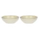 Set of 2 Concerto Avorio Salad Bowls - Ivory, 26 cm