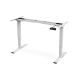 6. Electric desk frame with height adjustment, two-stage motor, white
