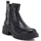 Women’s black block-heel and platform ankle boots M.Daszyński