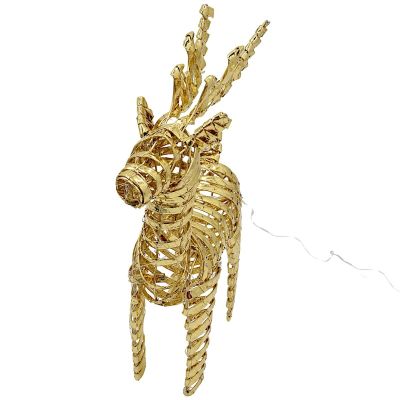 2. REINDEER DECORATION 60 CM 60 LED GOLD