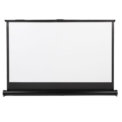 7. MACLEAN PORTABLE PROJECTION SCREEN, COMPACT, DESKTOP, 40", 16:9, MC-962