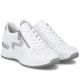 3. Women's leather wedge sneakers white Rieker N4340-80