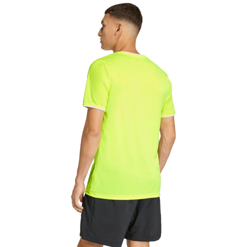 4. Men’s adidas Entrada 26 Jersey T-Shirt, Lime, KE9840