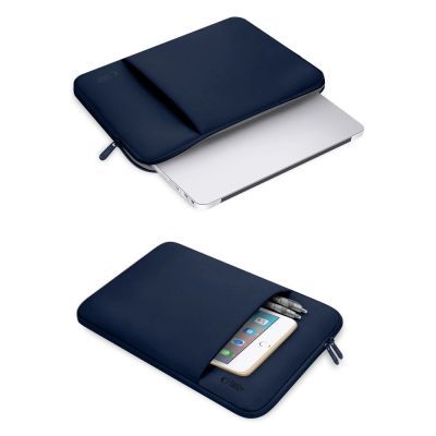 6. Tech-Protect Neoprene Laptop Case 15-16" - Navy Blue
