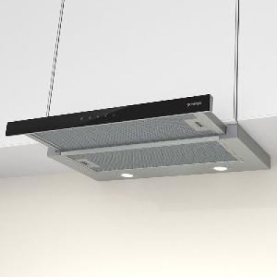 3. Teles####cope Cooker Hood GORENJE TH64E3SGB – Black Glass Front