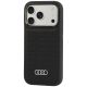 3. Audi GT Synthetic Leather MagSafe Case for iPhone 18 Pro / 17 Pro - Black