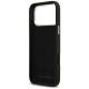 7. Karl Lagerfeld FW Grained Signature Logo Case for iPhone 17 Pro Max - Black