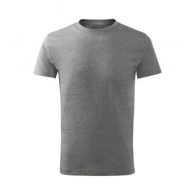 3. T-shirt Malfini Basic Free Jr MLI-F3812 dark gray melange